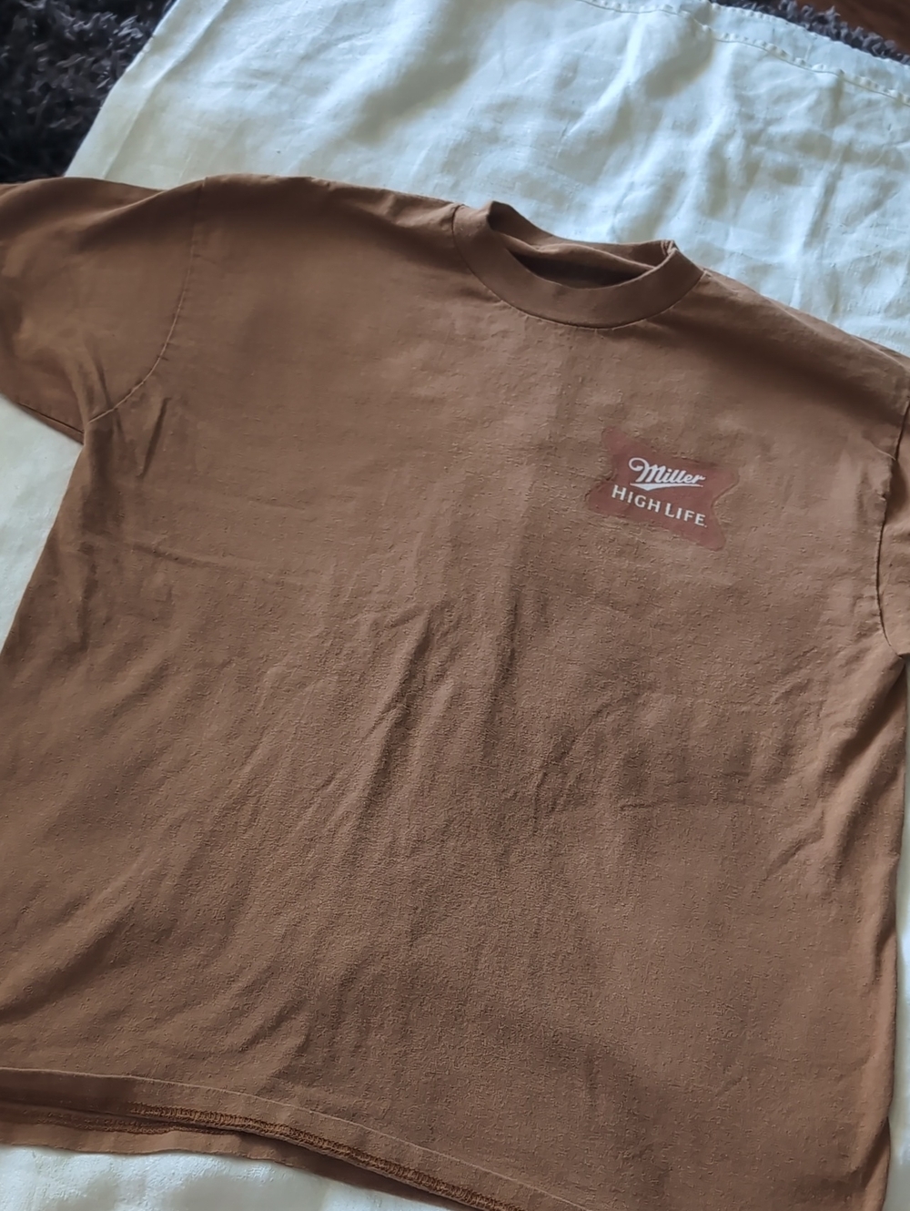 High Life Men's Brown t shirt size large
